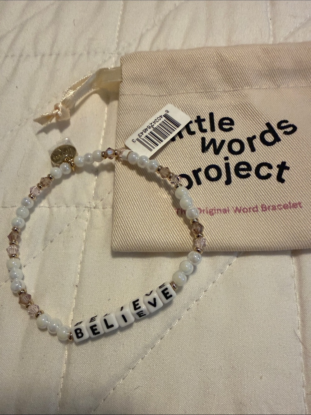 Little Words Project L/XL bracelet … Believe